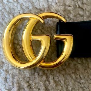 Authentic Gucci GG Marmont Leather Belt Size 85
